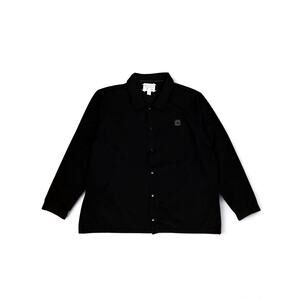 Adidas Adicross Golf Coach Jacket Men’s 2XL Black Snap Button Overshirt